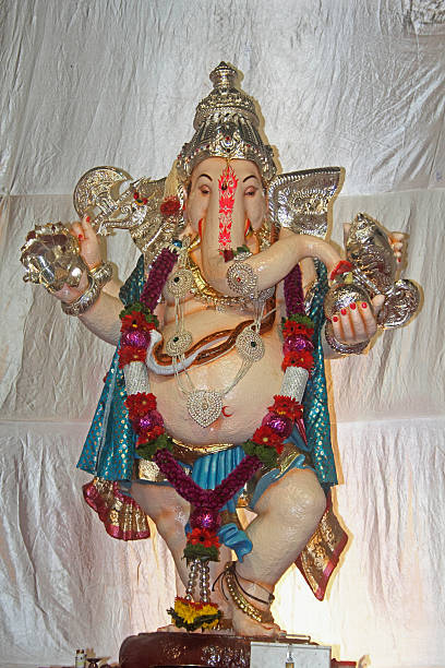 istock Idol of lord ganesh (elephant headed god) 489490248
