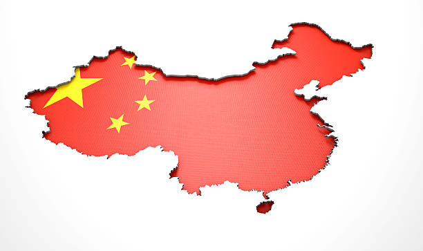 istock Recessed Country Map China 489490810