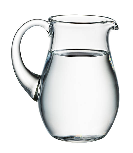 Water Pitcher Isolated On White With Clipping Path Stock Photo - Download  Image Now - iStock