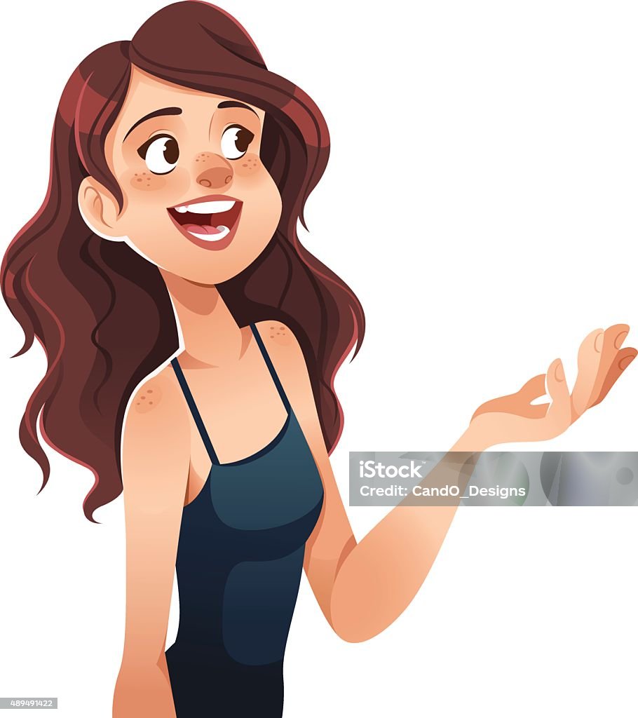 Pretty Woman Stock Illustration - Download Image Now - Teenage Girls,  Characters, Women - iStock