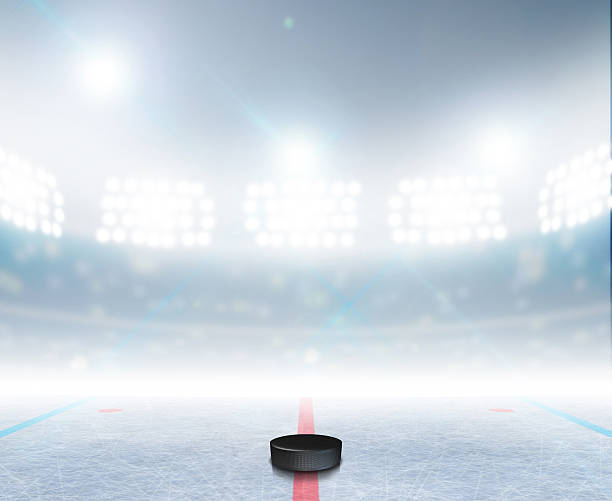 istock Ice Hockey Rink Stadium 489516396
