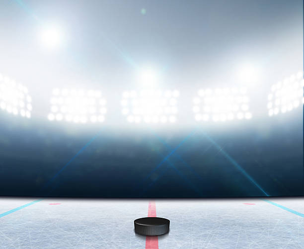 istock Ice Hockey Rink Stadium 489516428