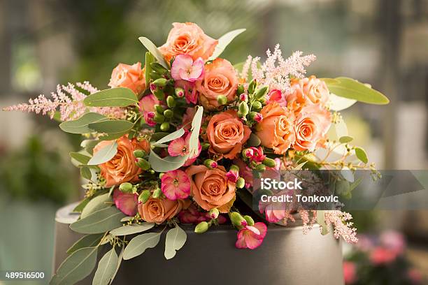 Roses Stock Photo - Download Image Now - Flower Arrangement, Flower, Bundle