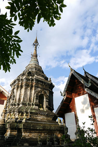 istock ancient historical buddhist pagoda monument and temple church 489517518