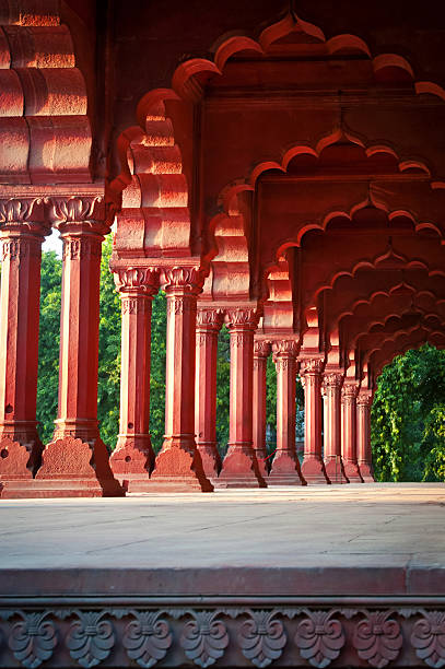 istock Arcade at the Red Fort, Delhi, India 489519042