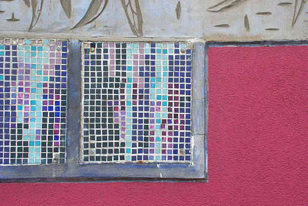 istock Photo of the old textures mosaic 489520646