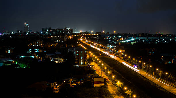 istock night scene of Pattaya 489522134