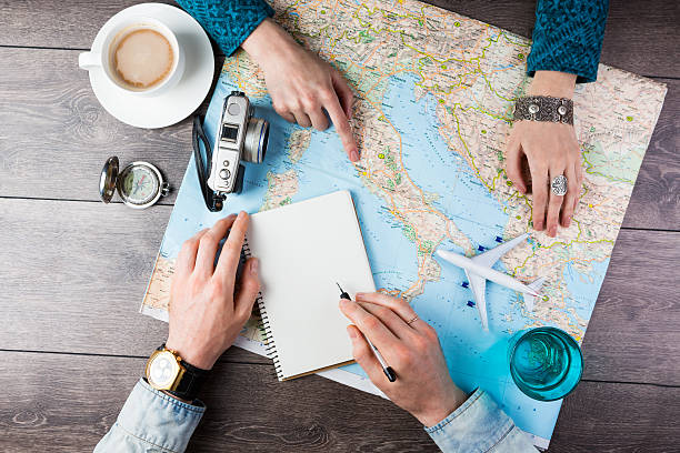 istock Honeymoon travel planning 489523492