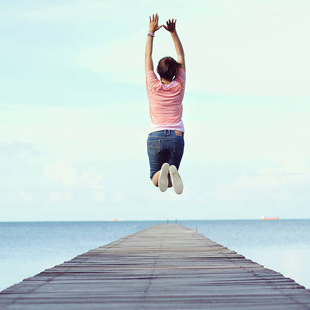 istock Jump to the freedom 489524210