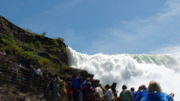 istock Splashing Mist At American Niagara Falls‏ In Summer 489524432