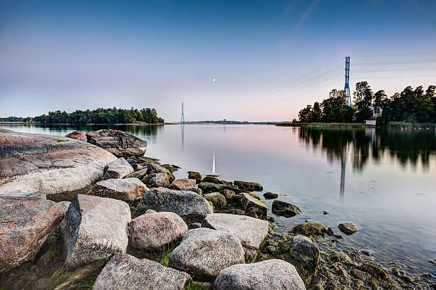 istock Sunset at seaside in Helsinki 489526438