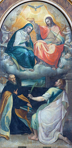 istock Rome - The Coronation of Virgin Mary paint 489528018