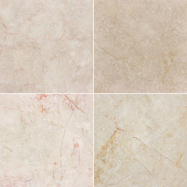 istock Four images of marble background with natural pattern. 489529482