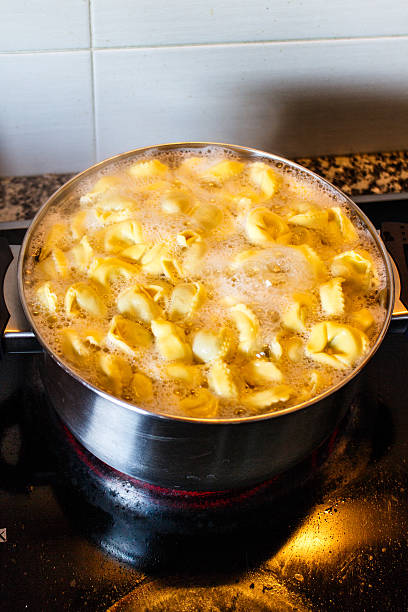 istock pasta tortellini cooking in pot 489545965