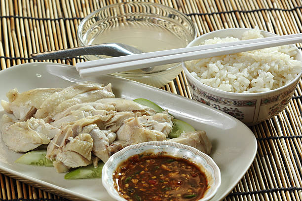 istock steam chicken on the plate 489546977