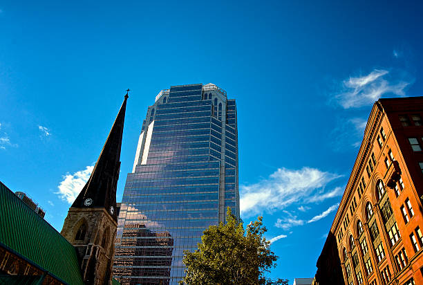 istock Urban Density, Downtown Montreal Cityscape, Quebec, Canada. 489547967