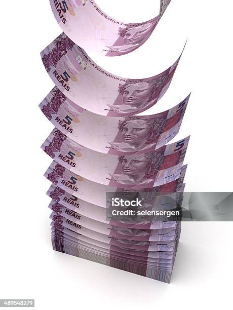 Flying Brazilian Real Stock Photo - Download Image Now - Brazilian Currency, Flying, Banking