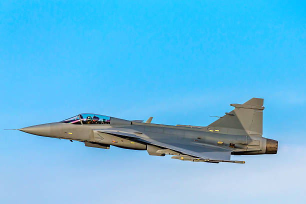Saab JAS 39 Gripen, swedish made fighter jet.