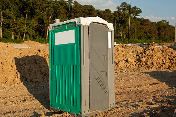 istock Portable Toilet at a Construction Site 489555342