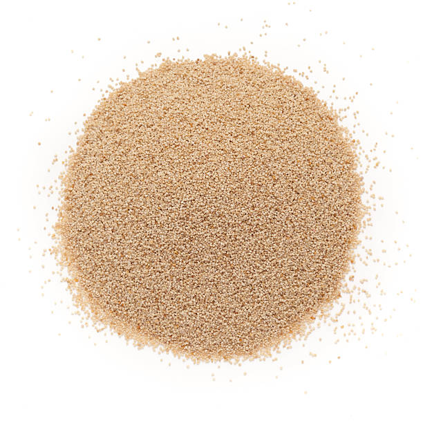 istock Top view of Organic White Poppy seed. 489557350
