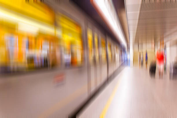 istock abstract image of people in the metro station, 489559280