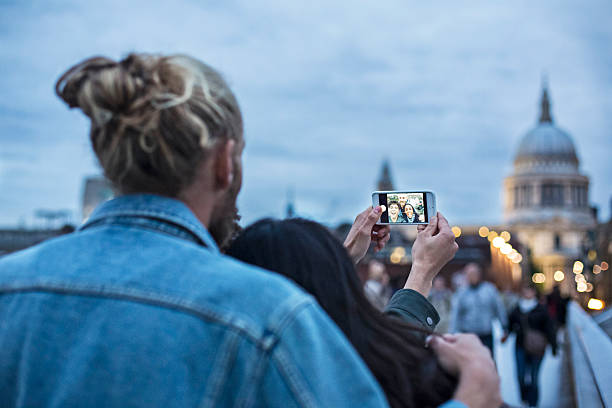 istock Selfie in London 489563940
