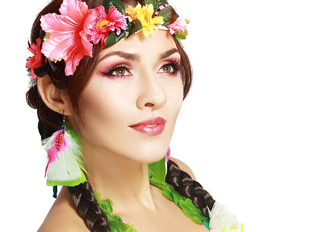 istock Hawaiian girl make up 489564524