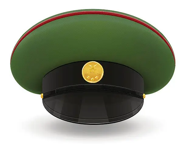 Vector illustration of professional uniform cap or military vector illustration