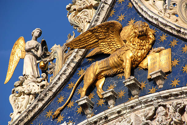 istock Winged Lion of Saint Mark in Venice 489568844