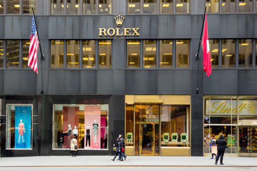 Rolex Store Nyc Photo - Download Image Now - Alta Velocidad Avenue, Building Exterior - iStock