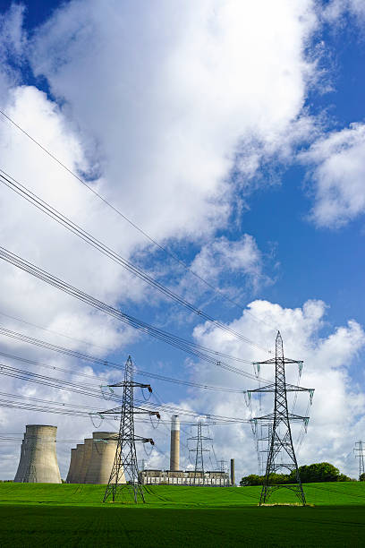 istock Power station in the countryside. 489589561