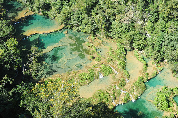 istock Natural monument park of Semuc Champey at Lanquin 489592087