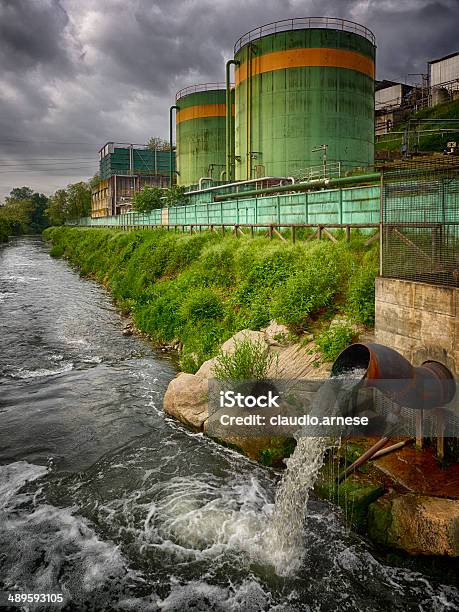Industrial Waste Color Image Stock Photo - Download Image Now - Toxic Waste, Danger, Garbage
