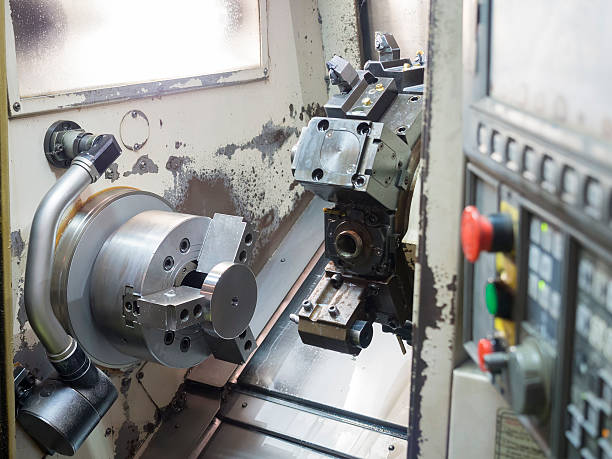 istock machining automotive part by cnc turning machine 489600454