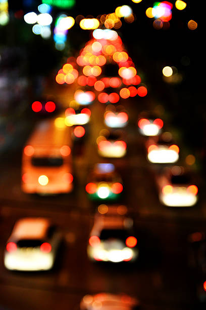 istock Blur of Traffic Jam 489601598