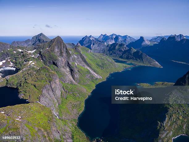 Lofoten Stock Photo - Download Image Now - 2015, Aerial View, Beauty