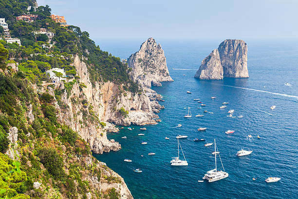 istock Faraglioni rocks of Capri island, Italy 489605708