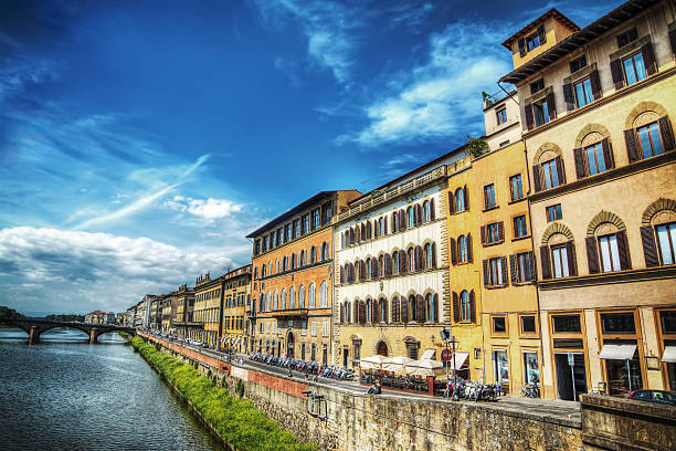 istock Arno bank seen from Ponte Vecchio in Florence 489610526