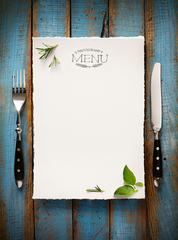 Art Cafe Menu Restaurant Brochure Food Design Template Stock Photo -  Download Image Now - iStock