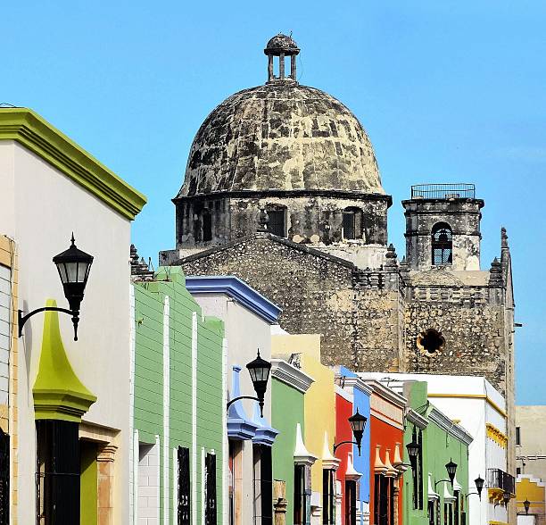 istock Campeche City in Mexico colonial architecture 489630896