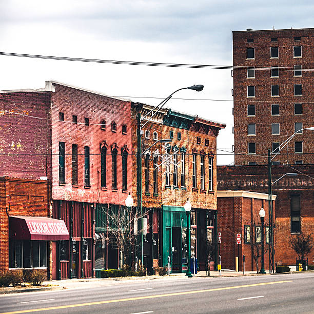 istock Historic downtown buildings. Fort Smith, Arkansas. 489631760