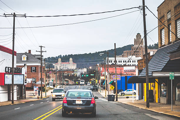 istock American town. Hot Springs, Arkansas. 489631916
