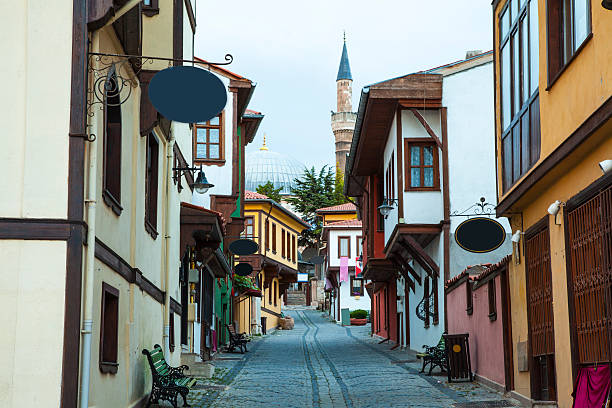 istock Colorful old houses 489633020