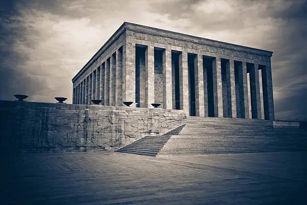 Mausoleum of Mustafa Kemal Ataturk. (The leader of Turkish War of Independence and the founder and first president of the Republic of Turkey)