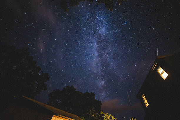 istock Milky Way above House in Martha's Vineyard 489636494
