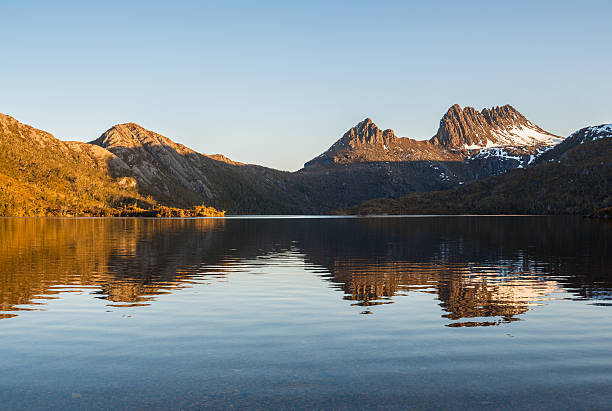istock Dove lake reflection at Cradle mountain, Tasmania, Australia. 489637506