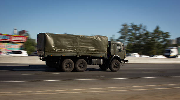 istock Military Truck 489641218