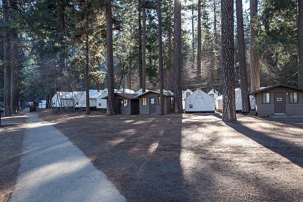 Curry village in Yosemite National Park