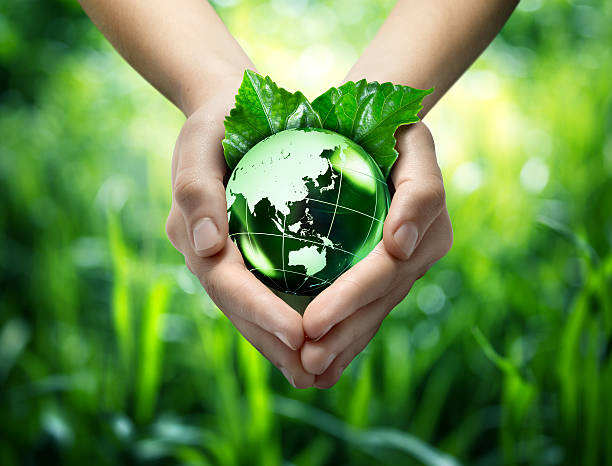 istock ecological concept - protect world's green - Orient 489644415