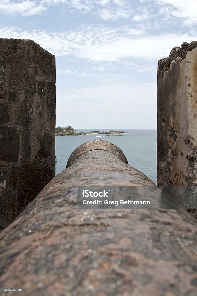 Cannon at Morro Castle Cannon at Morro Castle, Old San Juan, Puerto Rico Atlantic Ocean Stock Photo